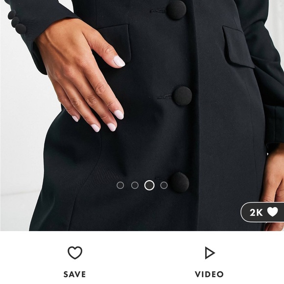 ASOS petite blazer dress - Picture 3 of 5